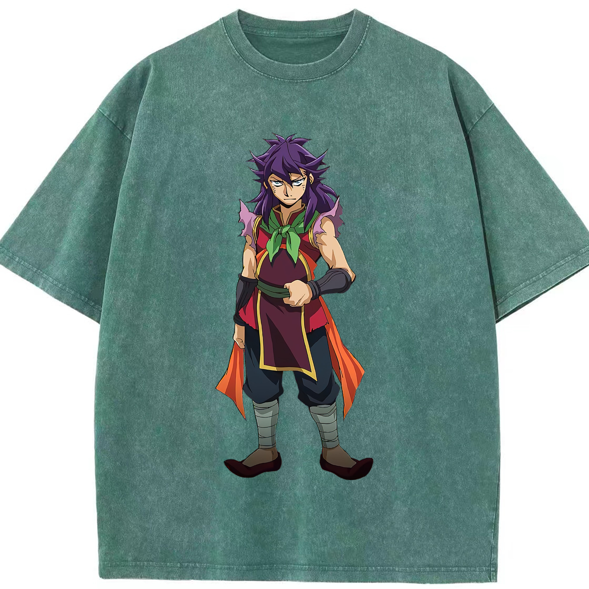 （画像用） 遊☆戯☆王 Yu-Gi-Oh! 綿100% ヴィンテージ風 半袖Tシャツ（フロントプリント）